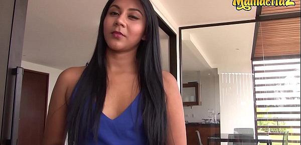  MAMACITAZ - Kelly Calle - Naughty Latina Shoot A Dirty Sex Tape With Boyfriend At Her Parents House